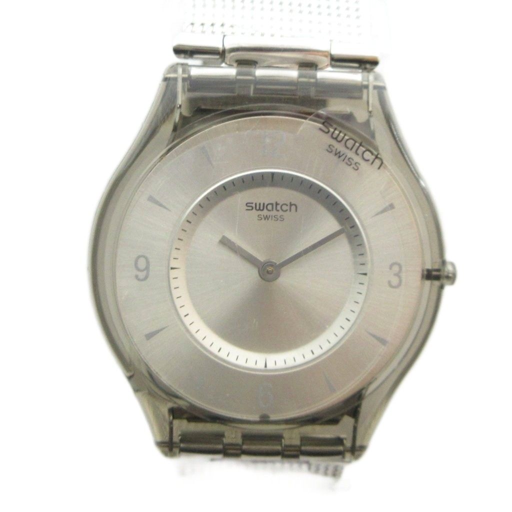 スウォッチ SWATCH AG2010 腕時計 ウォッチ クォーツ ロゴ シルバー色 ■GY18 /MQ