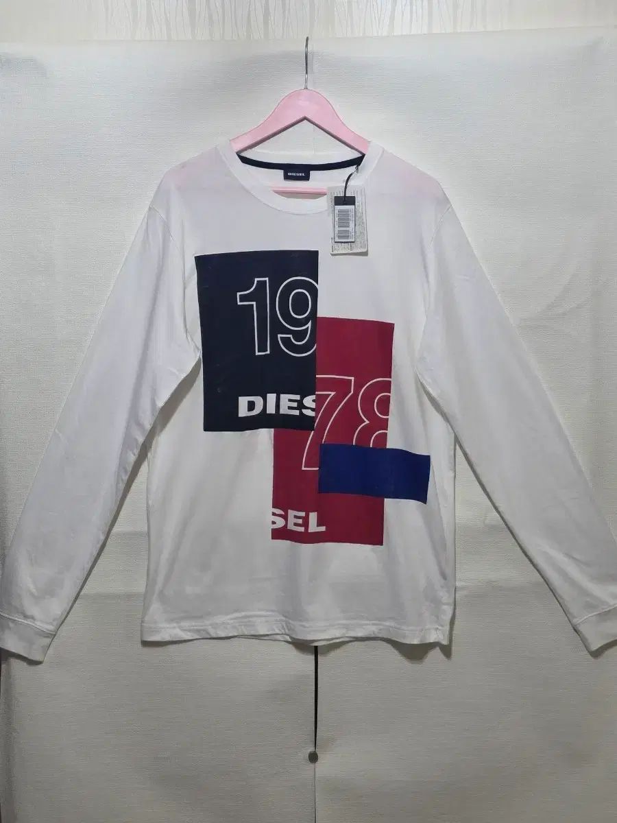 正規品 DIESEL 1978 白 ロングスリーブ Lサイズ