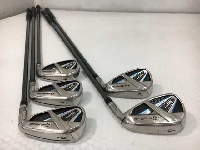 返品OK 【中古ゴルフクラブ】(5本セット)テーラーメイド SIM MAX (シム マックス) アイアン 2020 (日本仕様) TENSEI BLUE TM60 6～9.P