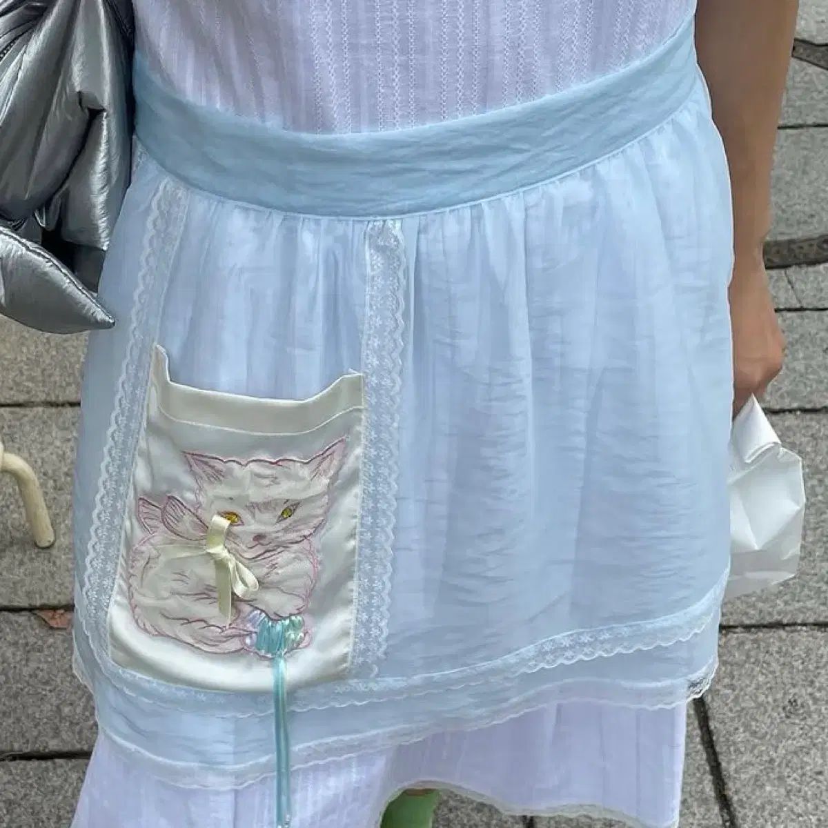 JOLIE LAIDE ジョリーレイド ベティ エプロン ベイビーブルー