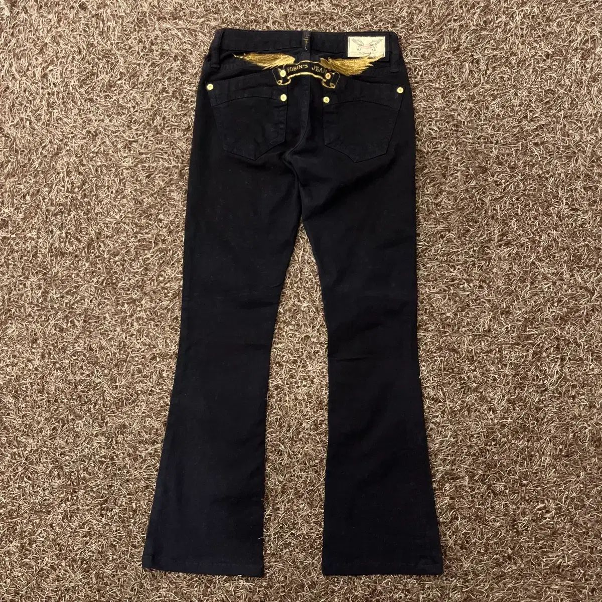 23 ロビン ジーンズ ブーツカット ブラックジーン デニム パンツ 9,717円