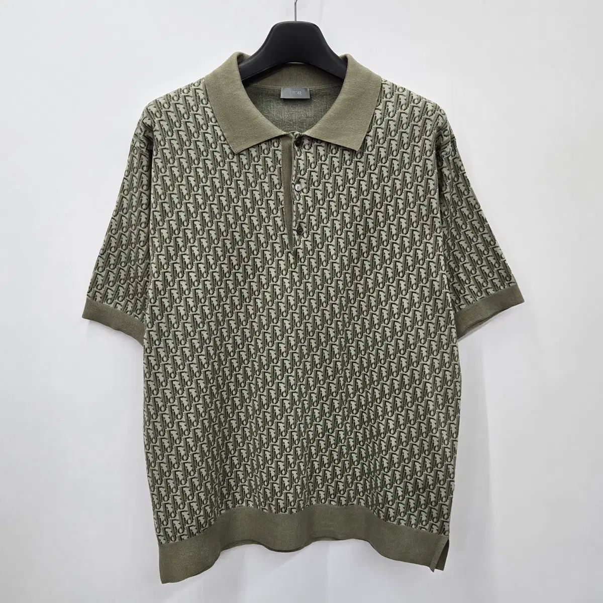 { XL } ディオール オブリーク ニット カラ 半袖 Tシャツ 98,858円
