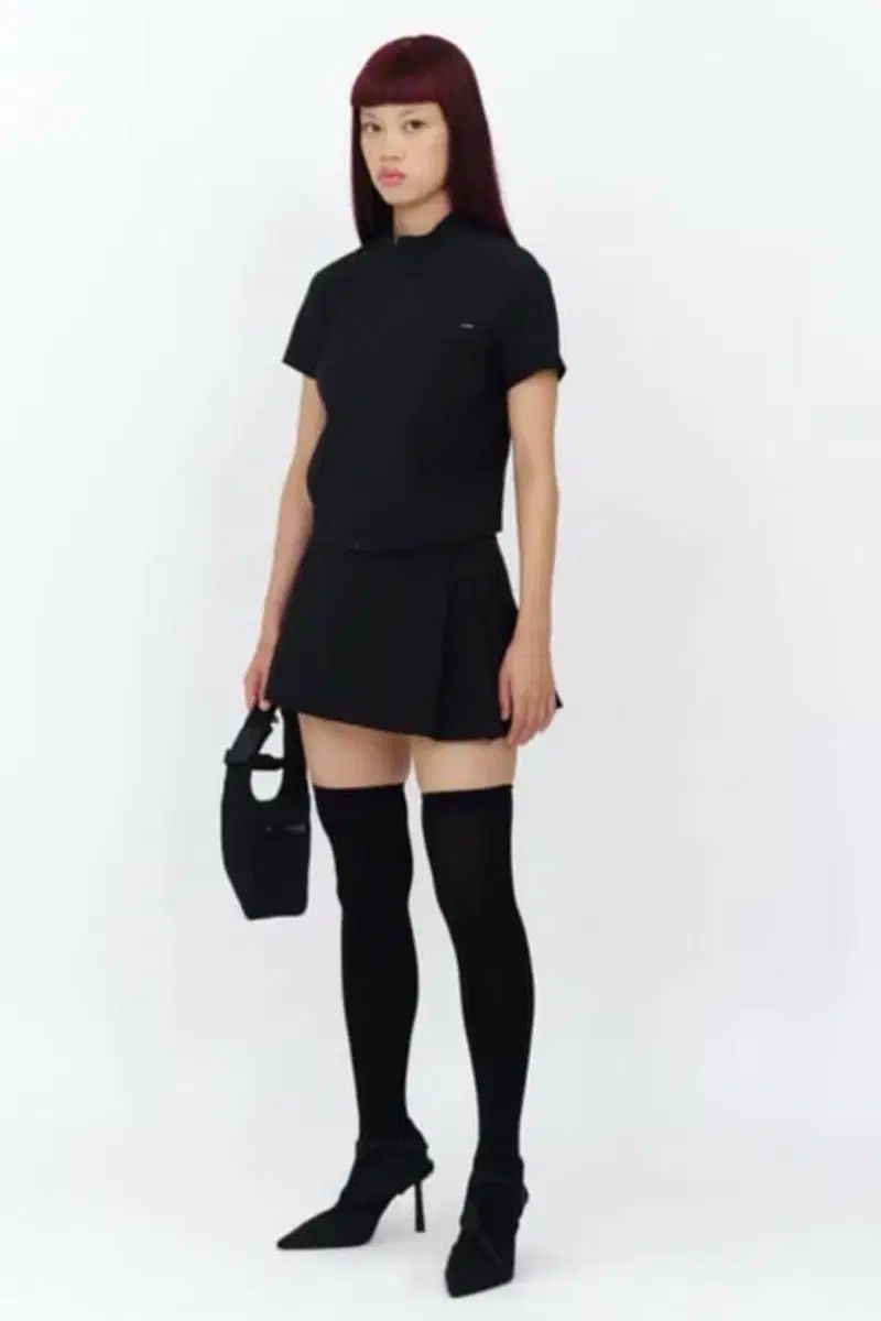 HYEIN SEO ヘインソ 半袖 ジップアップシャツ zip-up shirt