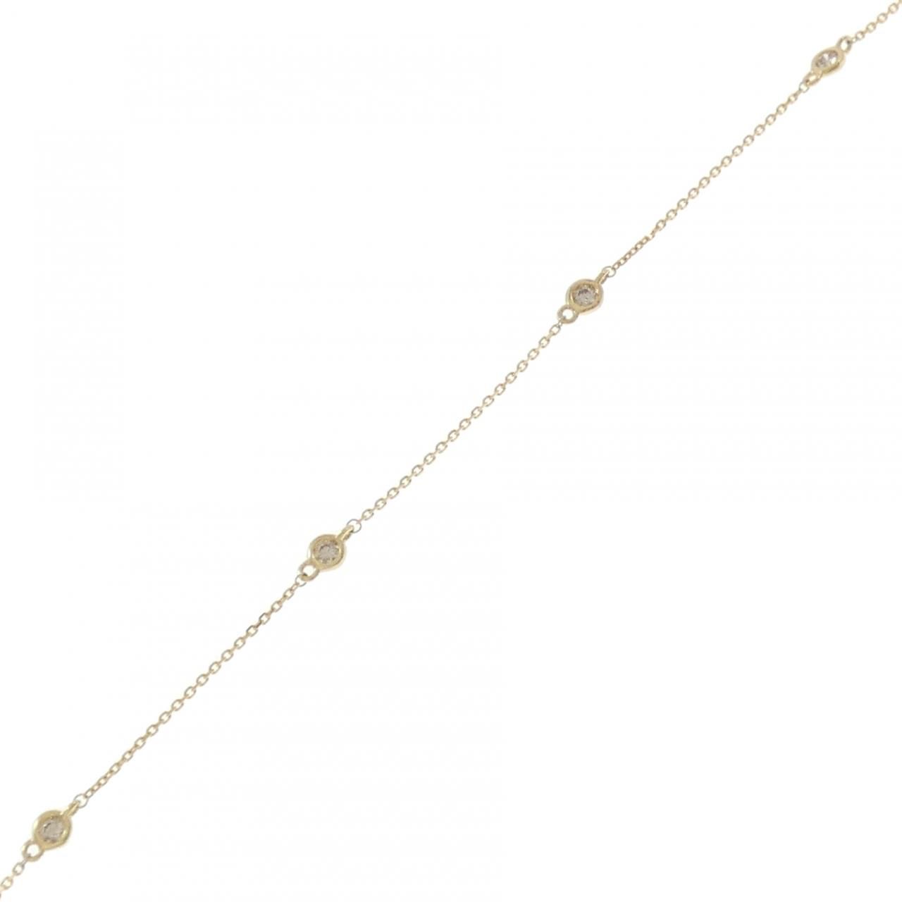 K18YG/K18WG ダイヤモンド ブレスレット 0.15CT 36,140円