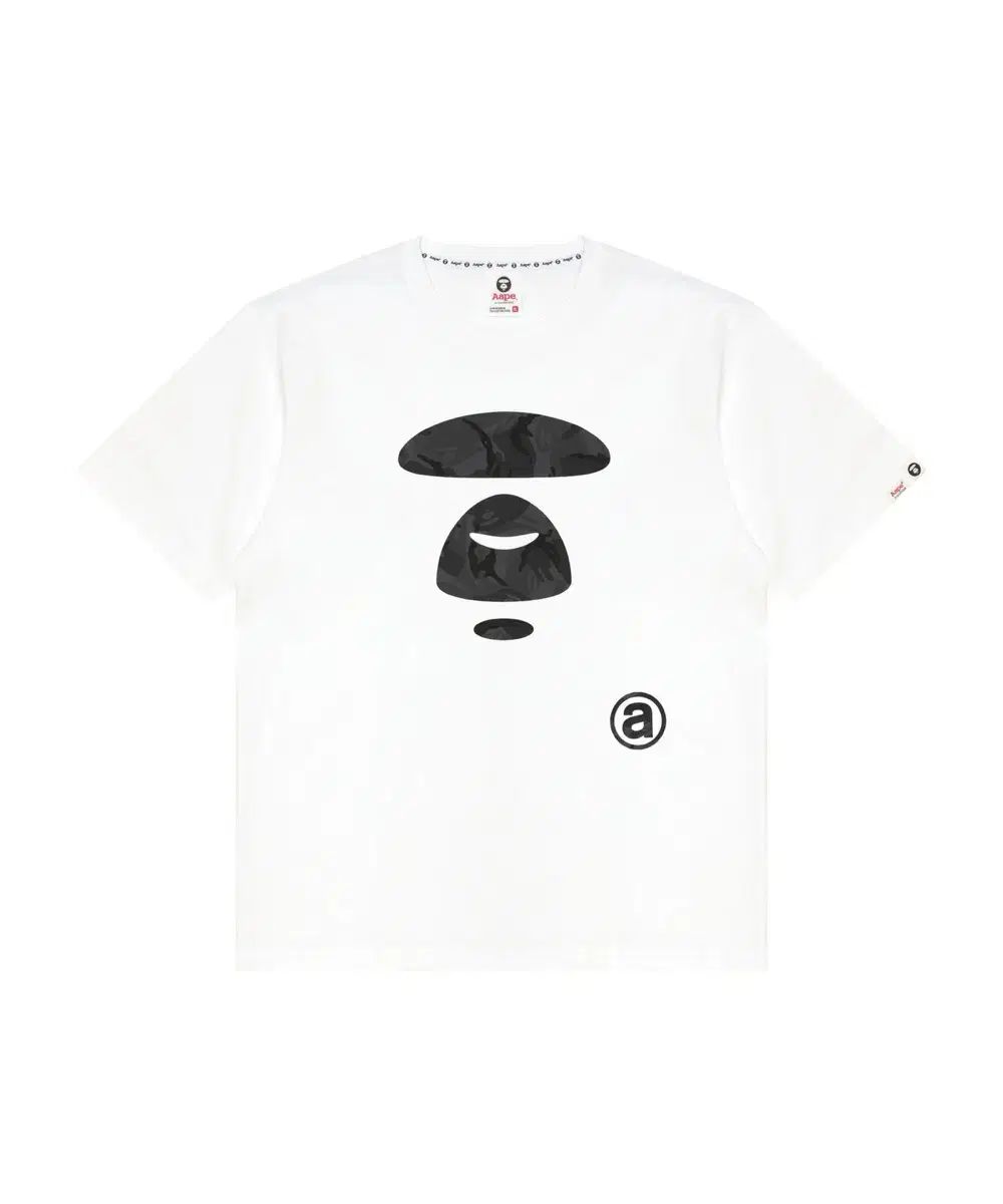 エイプ ムーンフェイス Tシャツ 白