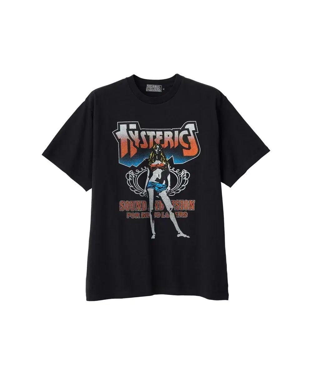 HYSTERIC GLAMOUR バッドアス ママ ツアー Tシャツ ブラック