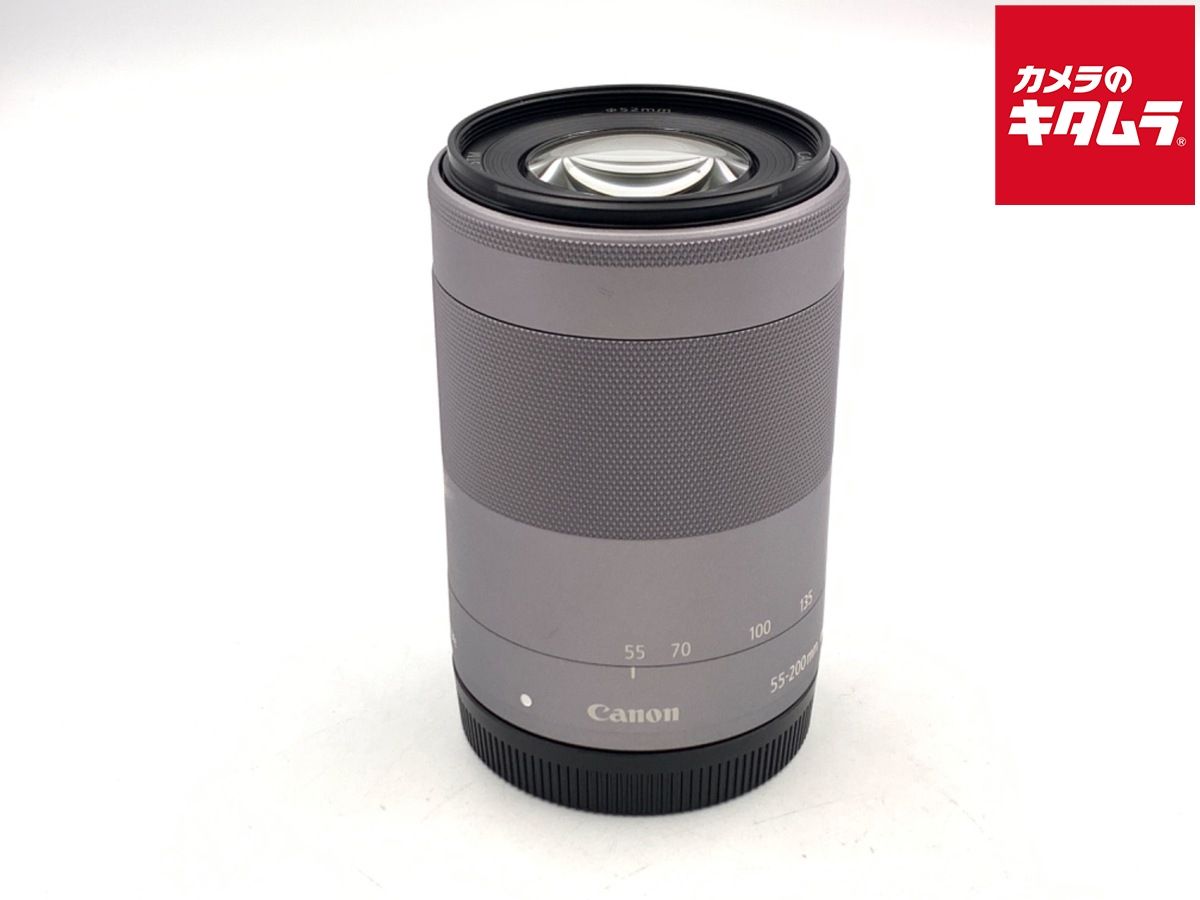 【中古】 【並品】 キヤノン EF-M55-200mm F4.5-6.3 IS STM シルバー