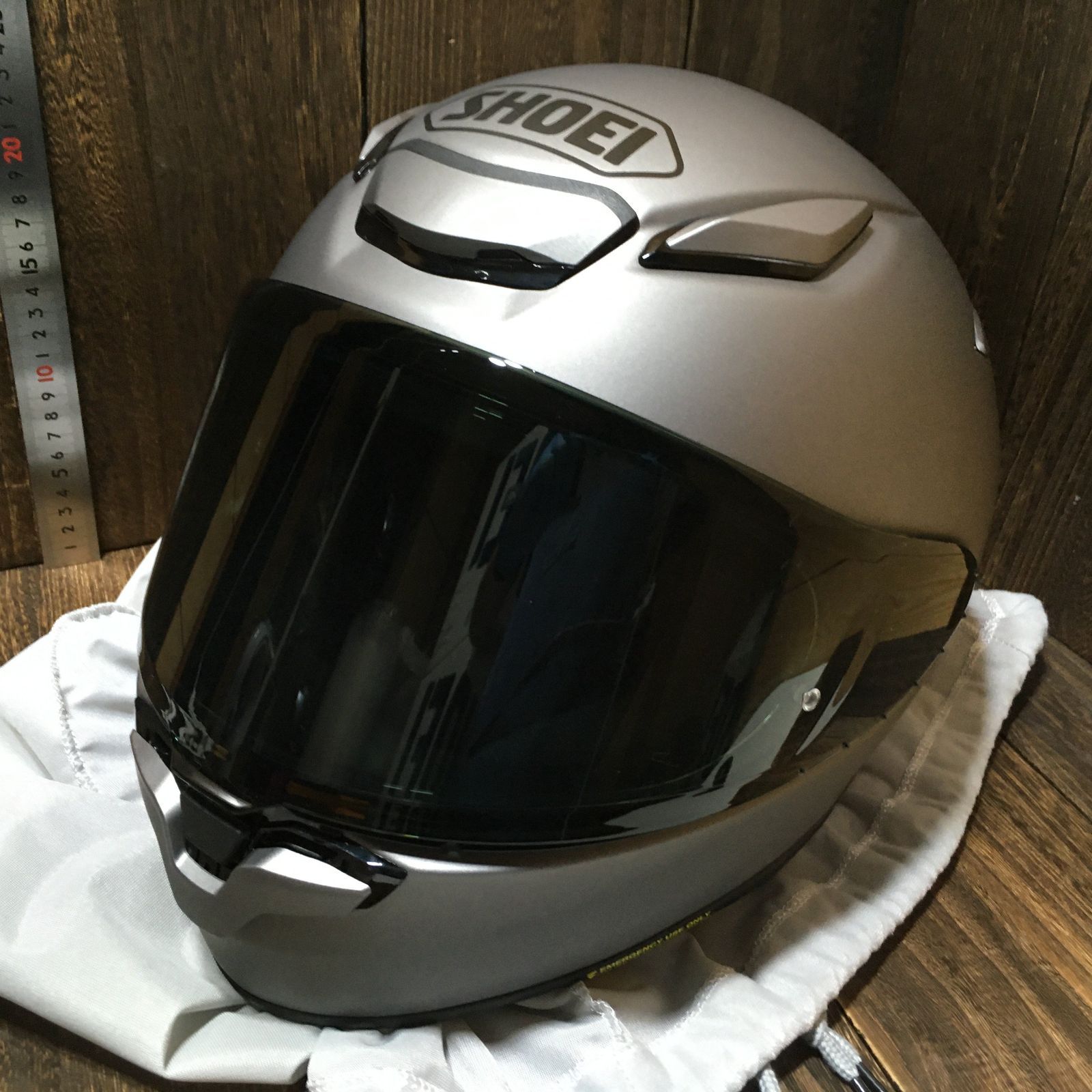 美品 SHOEI Z-8 マットディープグレー ショウエイ ヘルメット Lサイズ