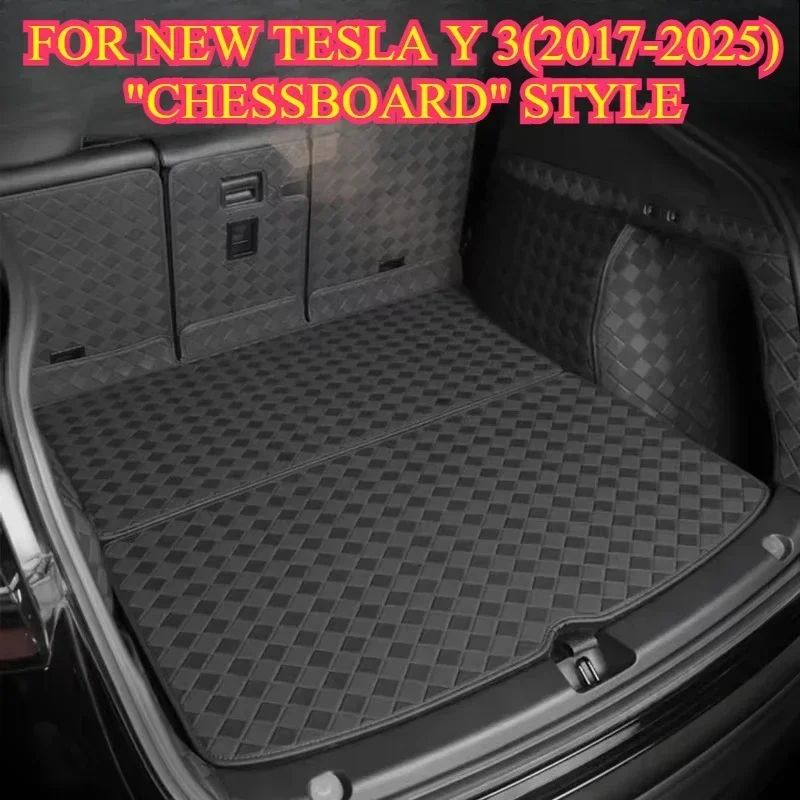 テスラ モデル3 モデルY ハイランド対応 チェス柄リアトランクマット カーゴライナー 20,236円