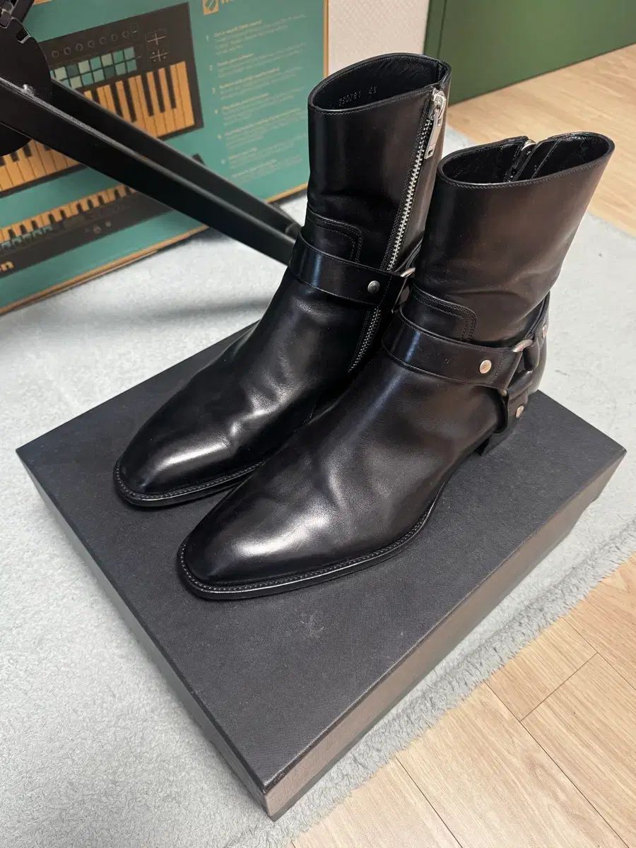 13fw サンローラン ライダースジャケットブーツ