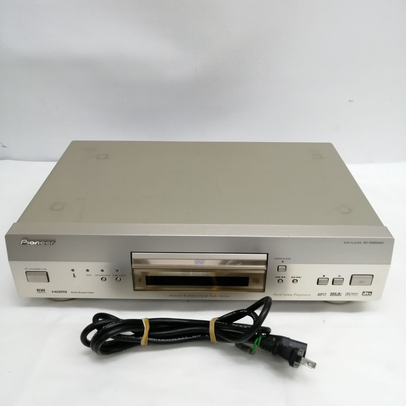 パイオニア　DVDプレイヤー 動作品】パイオニア CD.DVDプレイヤー dv-s969avi M2554-hkky4 - メルカリ