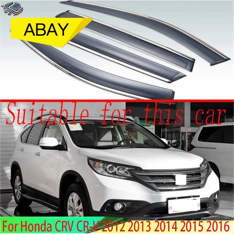 ホンダ CR-V 2012〜2016対応 サイドウィンドウバイザー 4個セット