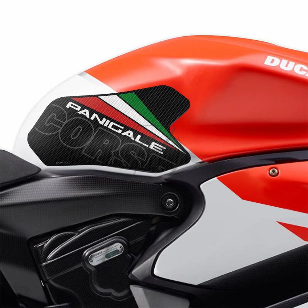 Ducati パニガーレ 899 959 1199 1299 V2対応 滑り止めタンクサイドステッカー