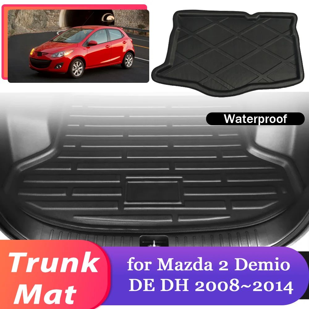 マツダ2 デミオ DE DH 2008〜2014対応 トランクマット 防水カーゴライナー