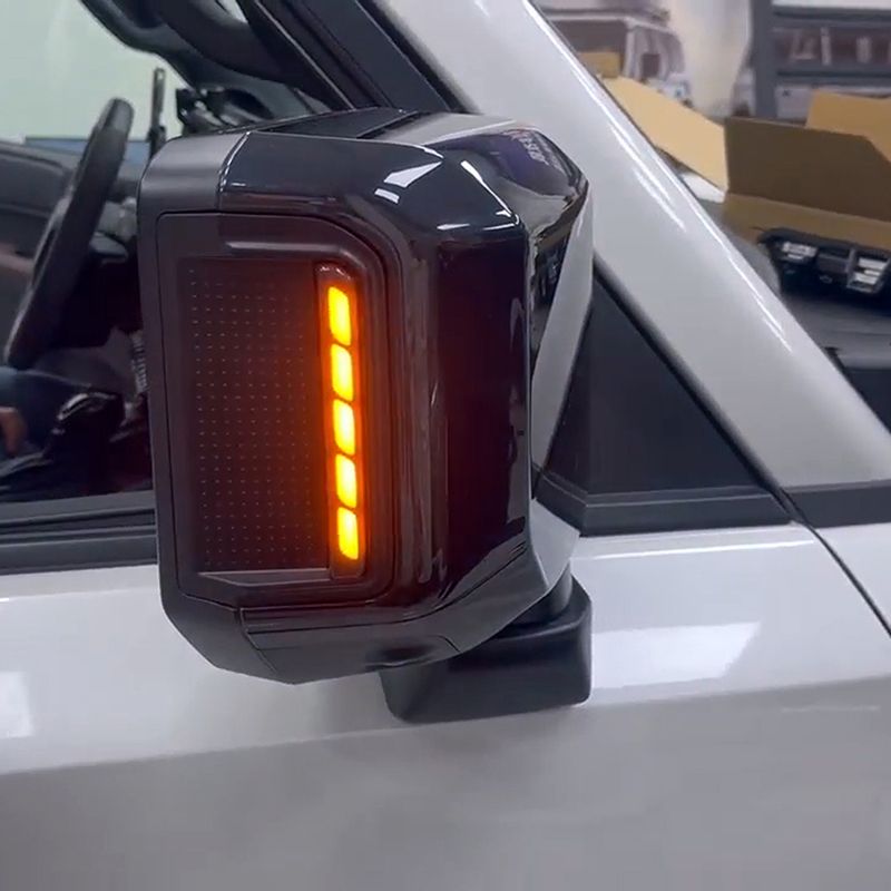トヨタ ランドクルーザー250 LC250 2024〜2025対応 ダイナミックリアビューミラー LEDターンシグナルライトストリップキット