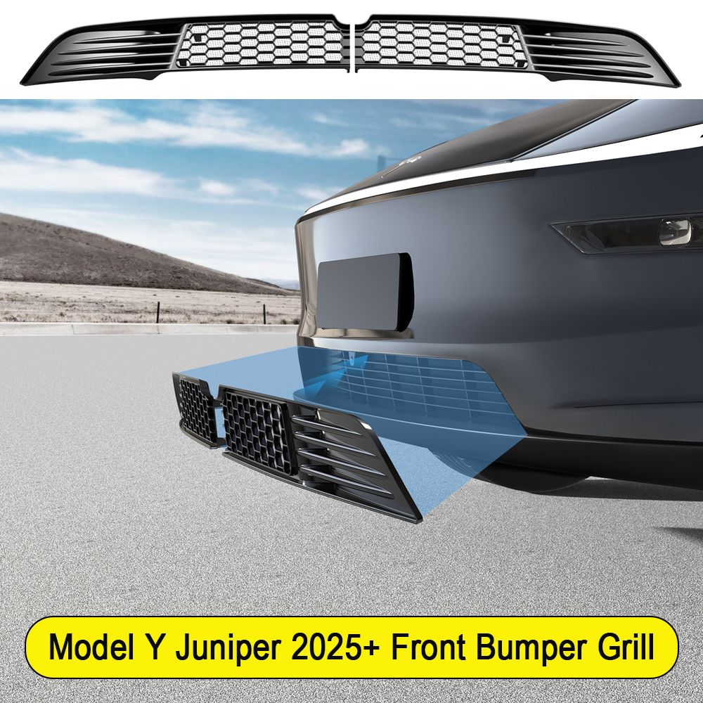 Tesmayx テスラ モデルY ジュニパー 2025/2026対応 フロントバンパーグリル メッシュ エアインレットカバー 防虫プロテクター 8,599円
