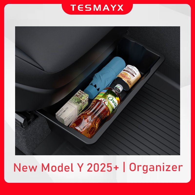 テスラ モデルY 2025以降対応 シート下収納ボックス TPE製 引き出しトレイ 13,994円