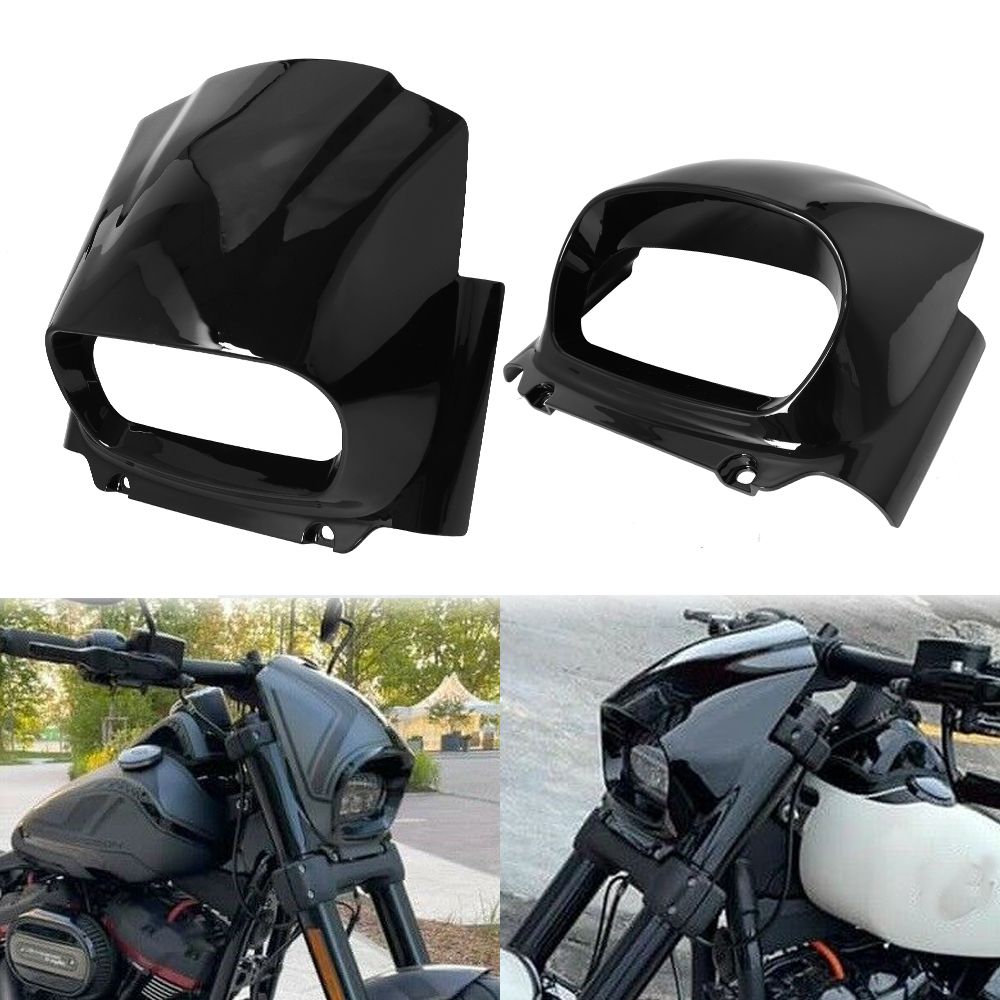 MotoBach ハーレー M8 Softail Fat Bob FXFB対応 ヘッドライトフェアリングカバー 2018〜2022