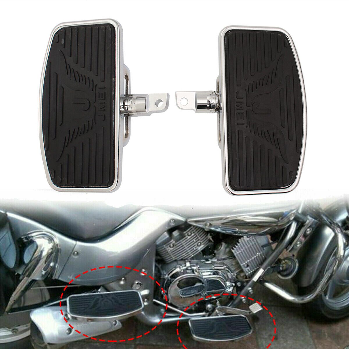 MotoBach ハーレー スポーツスター XL883 1200 Dyna対応 フロント リア フットレスト