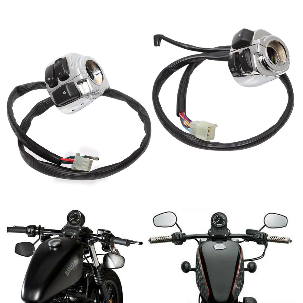 MotoBach ハーレー Dyna ソフテイル スポーツスター XL883 1200対応 Uターンシグナルスイッチ ハンドルバーコントロール 25mm 9,849円