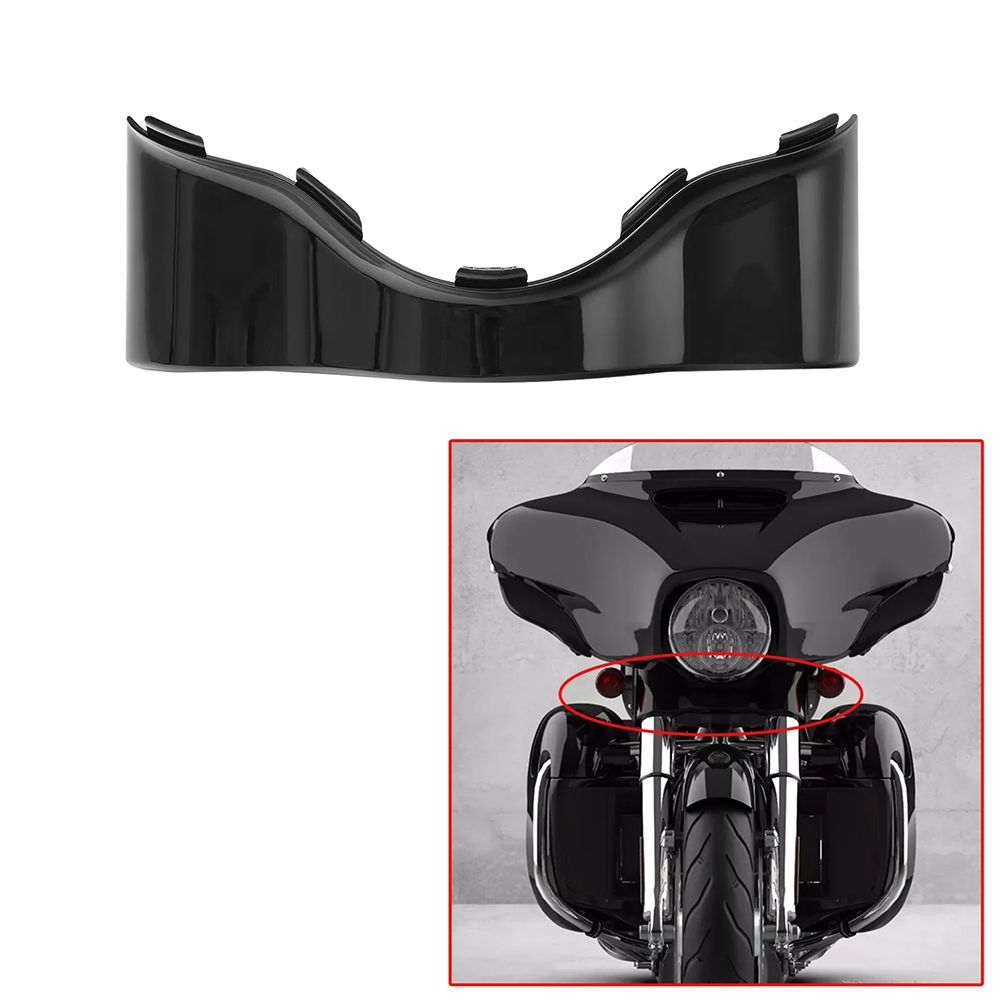 MotoBach ハーレー Electra Glide Street Glide対応 バウイングスカート ブラック 2014〜2023