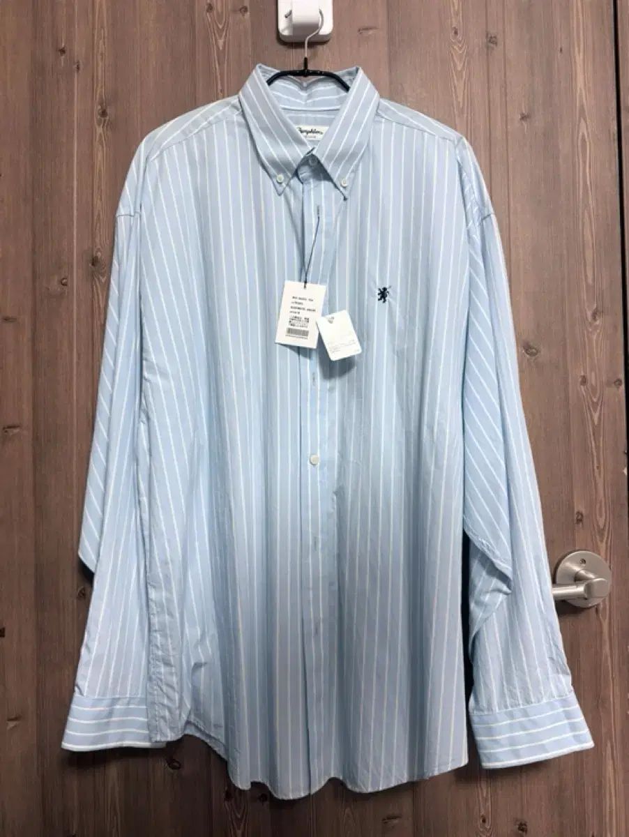 ジムフレックス ボタンダウン ワイド シャツ 出品 ストライプ/M 12,400円