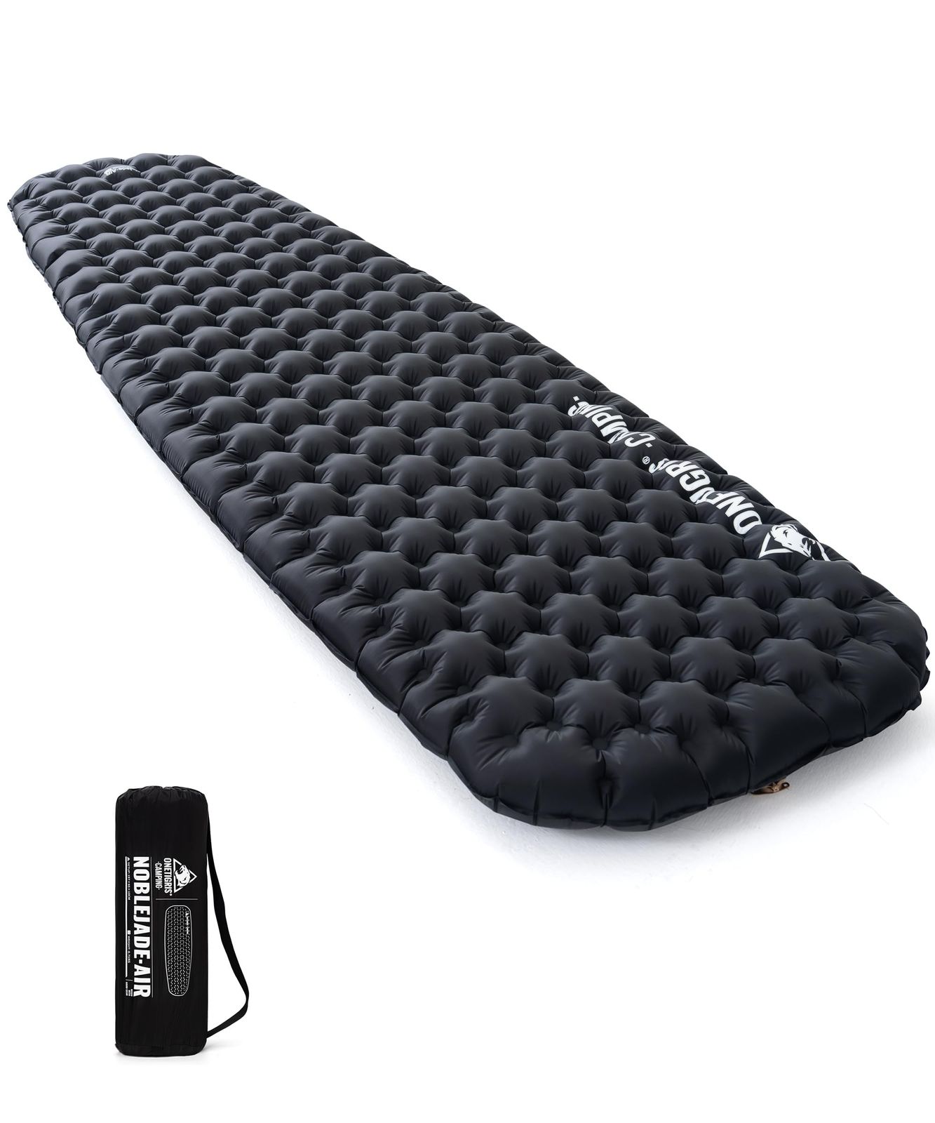 OneTigris Camping NOBLEJADE エアーマット 高R値7.3 SGS認証 -30℃まで対応可能 高断熱 極厚10cm クッション性よい 使いやすい 防水防寒 コンパクト収納 空気入れ機能付き収納バッグ付き 197 x 6 0b2b6f3a