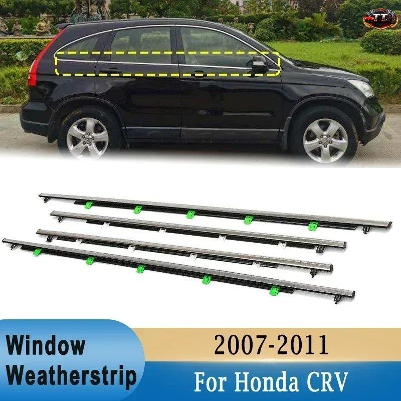 ホンダ CR-V 2007-2011 ウィンドウウェザーストリップ ラバー ドアモールディング トリムベルト アウターウィンドウガラスシールベルト 10,282円