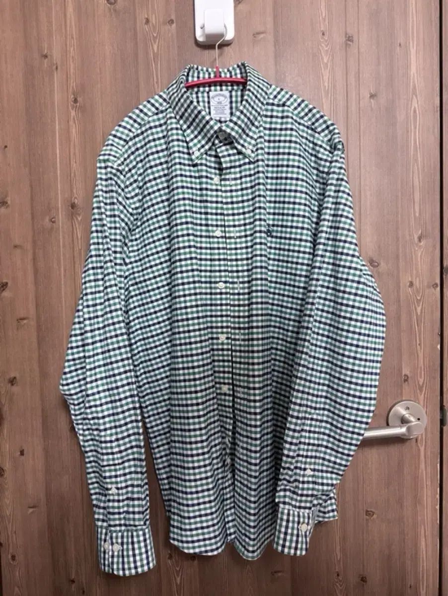 ブルックス・ブラザーズ レギュラーフィット シャツ 出品 グリーン/L 9,602円