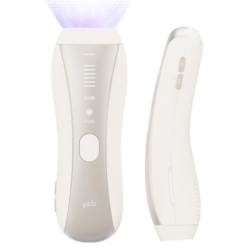 ★新品★Yete（エイティー）脱毛器 サファイア冷却 SHR連続照射 スキンセンサー搭載 IPL光美容器 24Jハイパワー 6段階照射レベル 無限照射回数 レディー脱毛器 冷感脱毛 VIO対応 全身ムダ毛ケア 自宅用 PSE安全認証済み 誕生 b74d1928