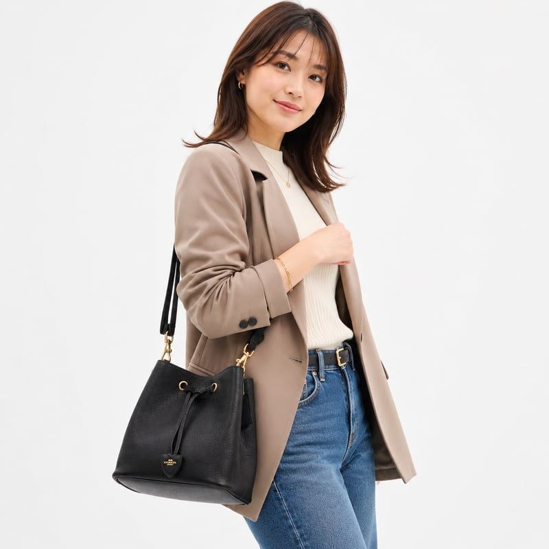 ?コーチ COACH　ローアン バケット バッグ　CBH06 IMBLK 28,470円