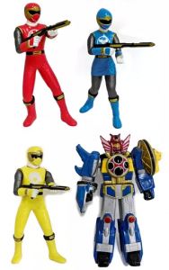 Conjunto de figuras de 4 tipos de figuras coleccionables de vinilo suave "Ninpuu Sentai Hurricanger" [enviado dentro de 10 días]