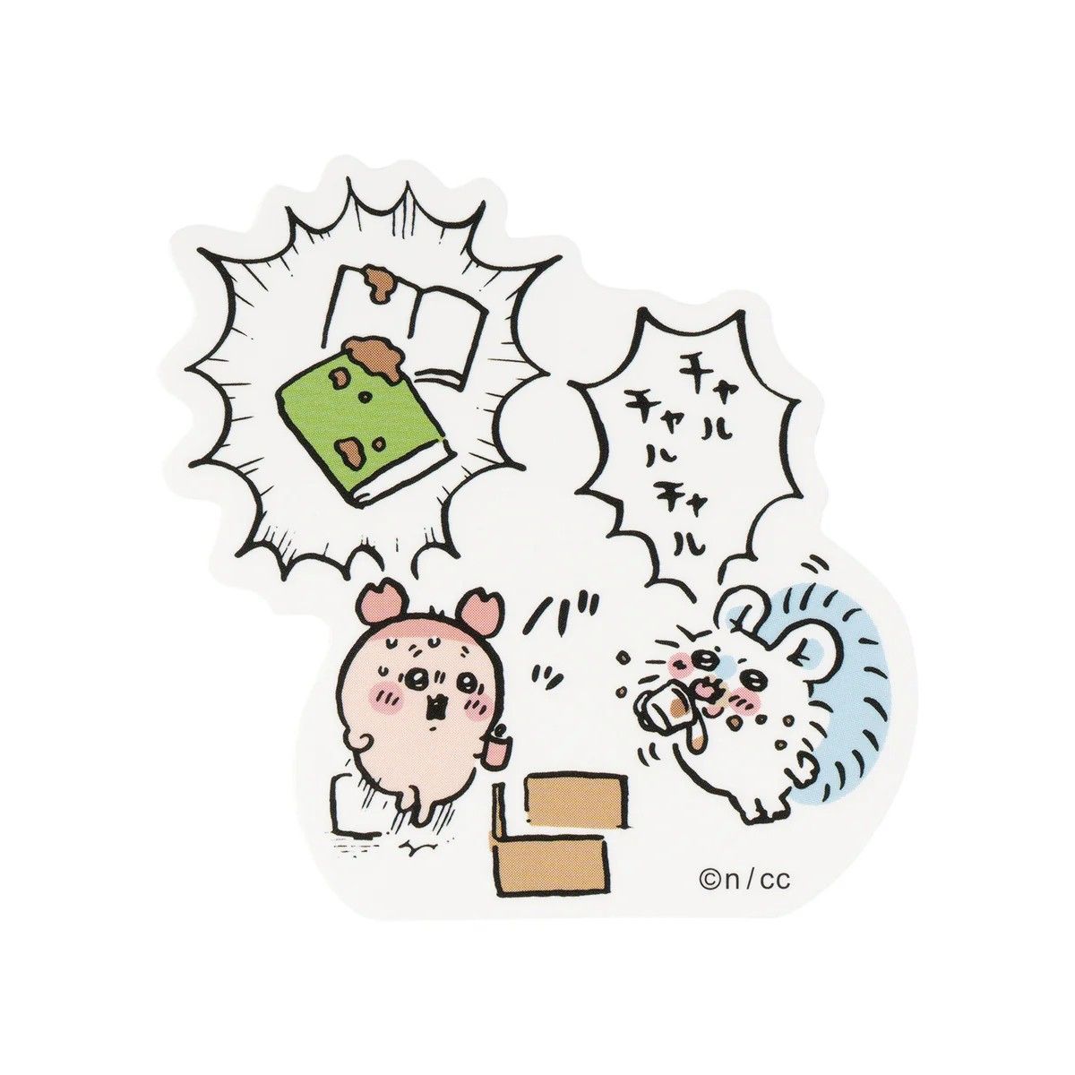 Chiikawa Smart Phone Sticker, PET Material, Approx. 80 x 60 mm or less, Made in Japan