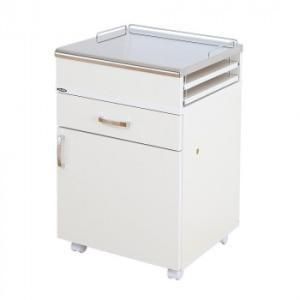 【新品・4営業日で発送】充英アート ダブルスライドテーブル ホビーワゴン 完成品 ホワイト HWJ-45W (2339638)