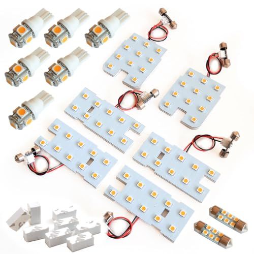 【電球色/3000K】 デリカ D：5 前期 LED ルームランプ CV系 16点セット [H19.1~H24.7] 車検対応 専用形状 室内灯as 432c9b0c 8,108円