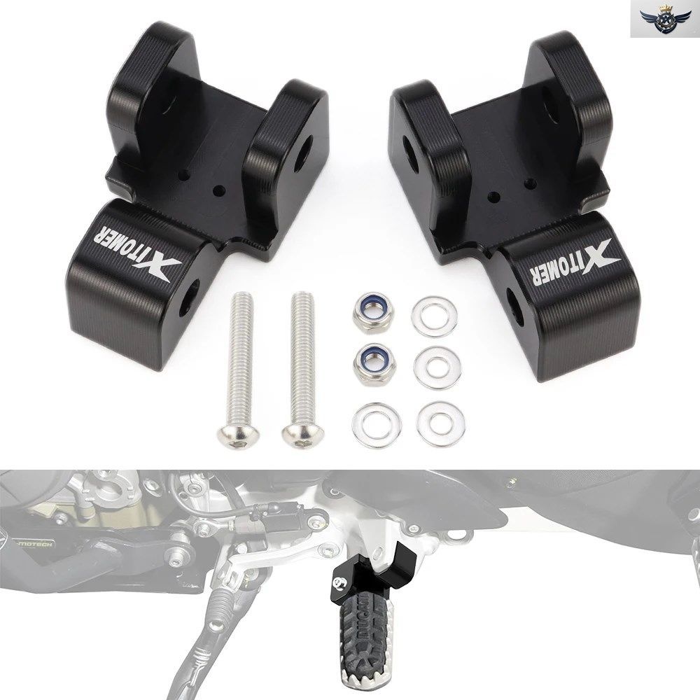 オートバイライダー用フットペグ フットペグロワーリングキット DUCATI MULTISTRADA V4 V4S/RS/PIKES PEAK/RALLY V2/S/S TRAVEL /RALLY カ 7,281円
