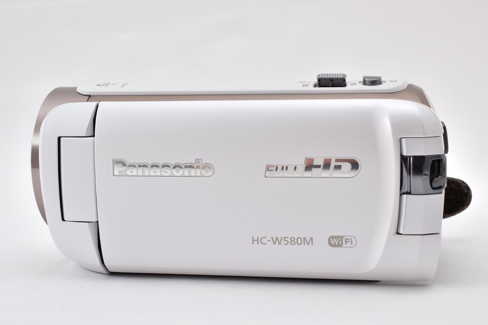 実用美品 Panasonic パナソニック HC-W580M 白 ホワイト ビデオカメラ