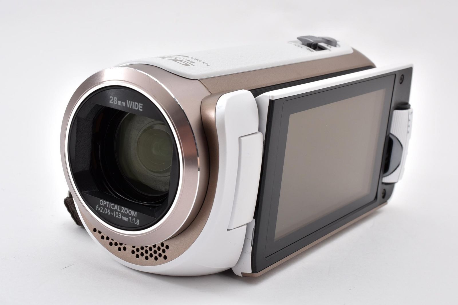 実用美品 Panasonic パナソニック HC-W580M 白 ホワイト ビデオカメラ