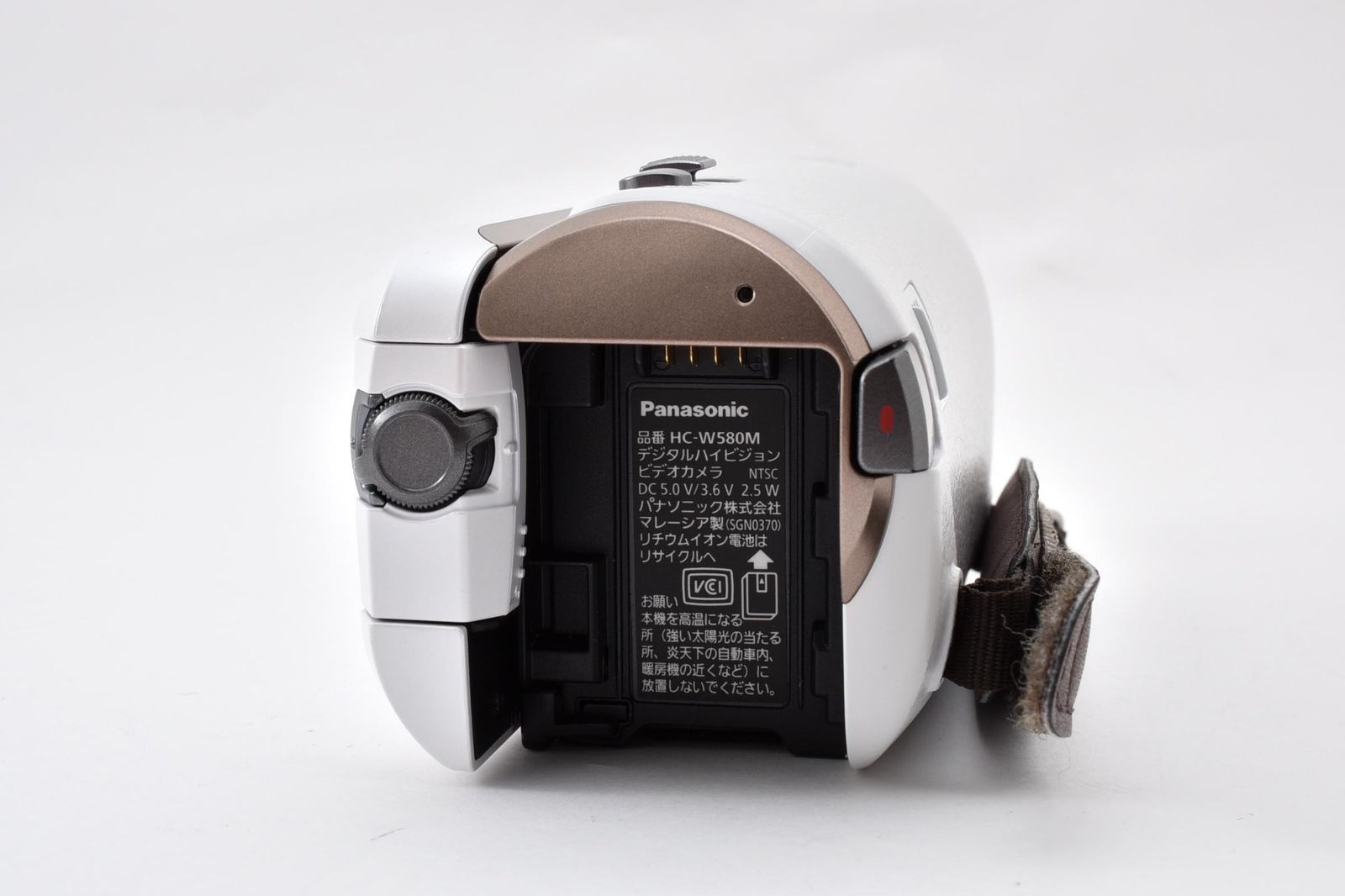 実用美品 Panasonic パナソニック HC-W580M 白 ホワイト ビデオカメラ