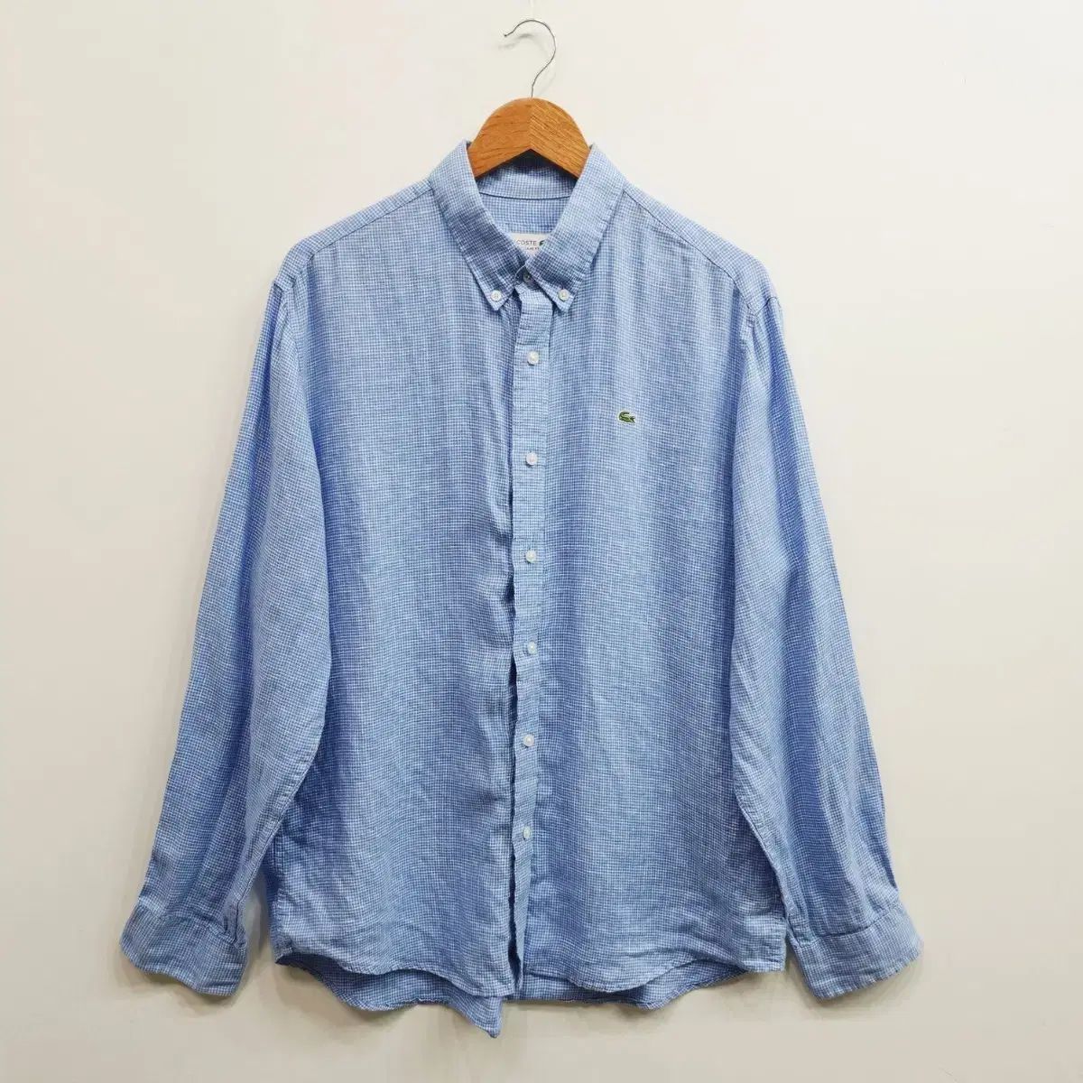 LACOSTE ラコステ リネン シャツ シャツ 105 メンズ 麻 シャツ 105