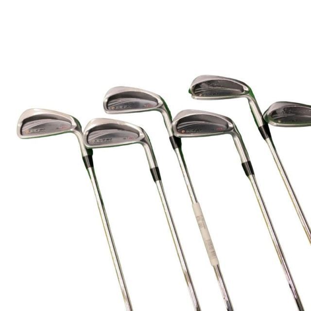 【中古】 エポンゴルフ株式会社 EPON AF-305 6S アイアンセット IR 純正特注シャフト (フレックスS) メンズ 男性用 右利き 右用 Cランク ゴルフクラブ