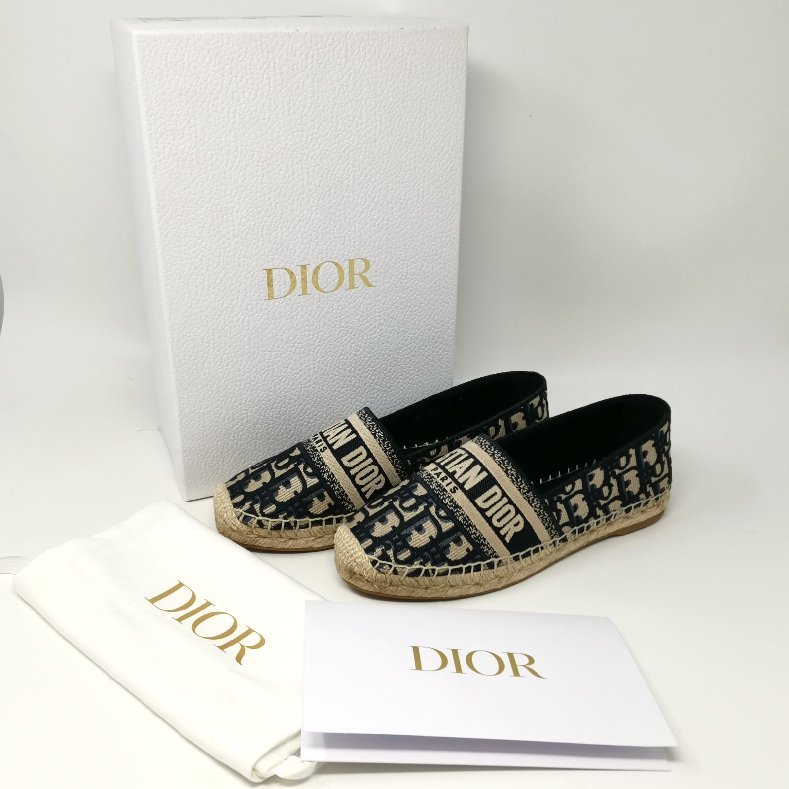 Christian Dior Granville エスパドリーユ 美品 スリッポン 中古品 管理番号KKVTEKO1168