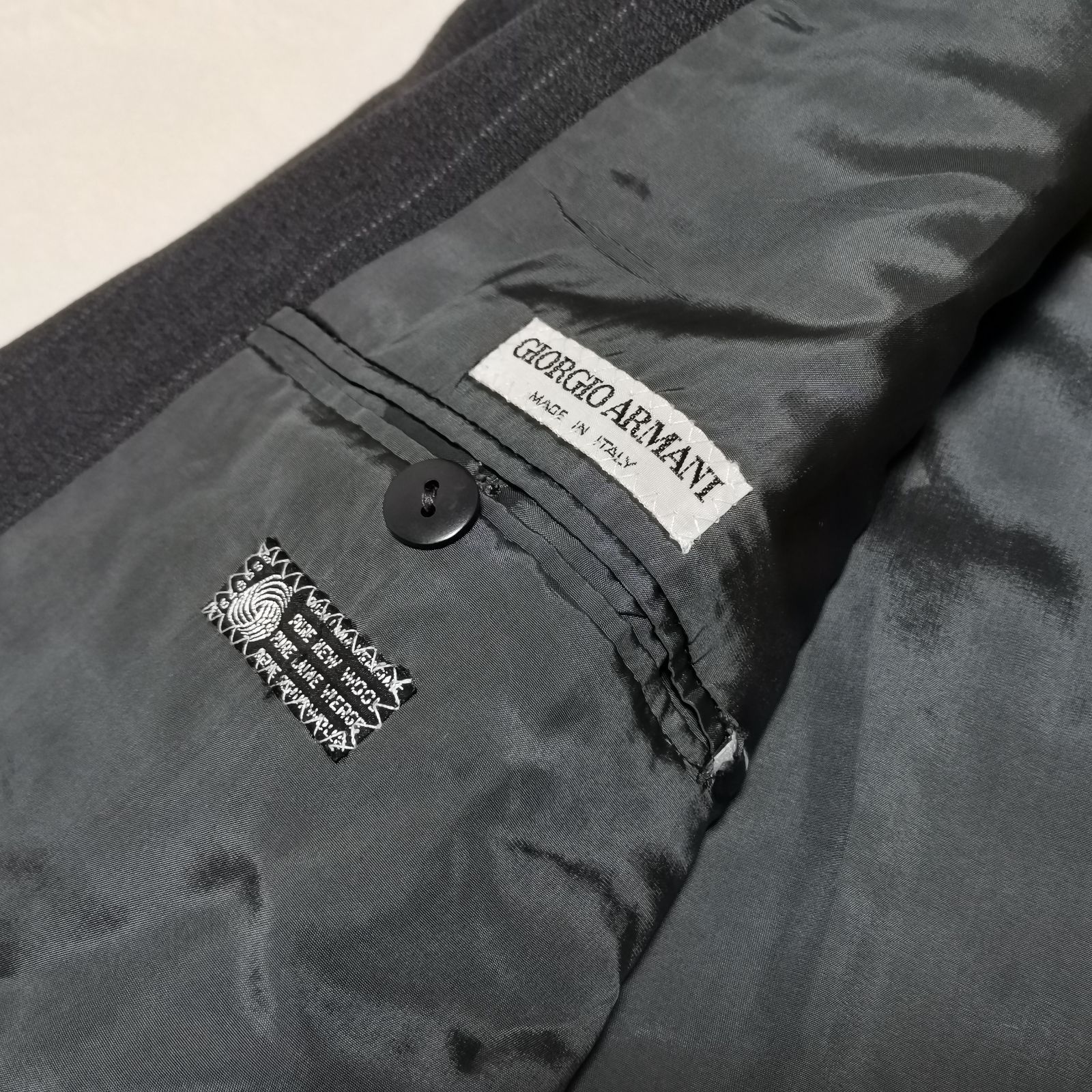 GIORGIO ARMANI アルマーニ セットアップ メンズ ジャケット グレー