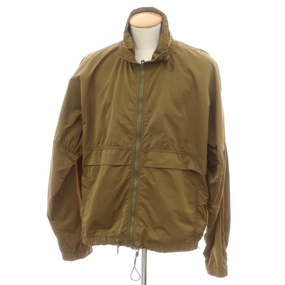 【中古】ボッテガヴェネタ BOTTEGAVENETA ナイロン シェルジャケット オリーブ【サイズS】【メンズ】
