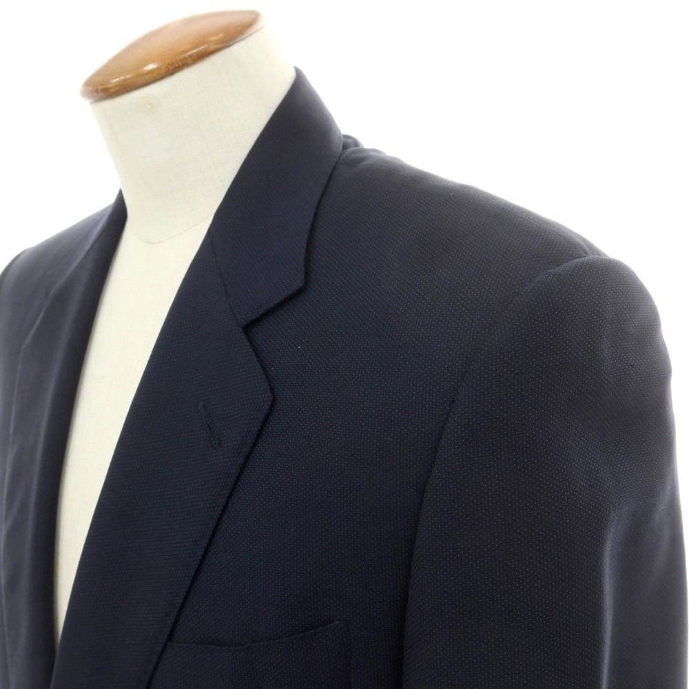 中古】カナーリ CANALI ウールシルク テーラードジャケット ダーク