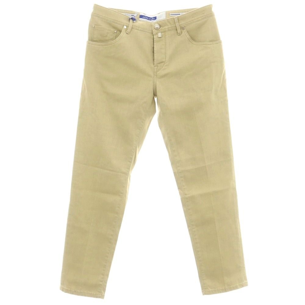 【新品】ヤコブコーエン JACOB COHEN SCOTT ストレッチ コットン 5ポケットパンツ ベージュ【サイズ34】【メンズ】