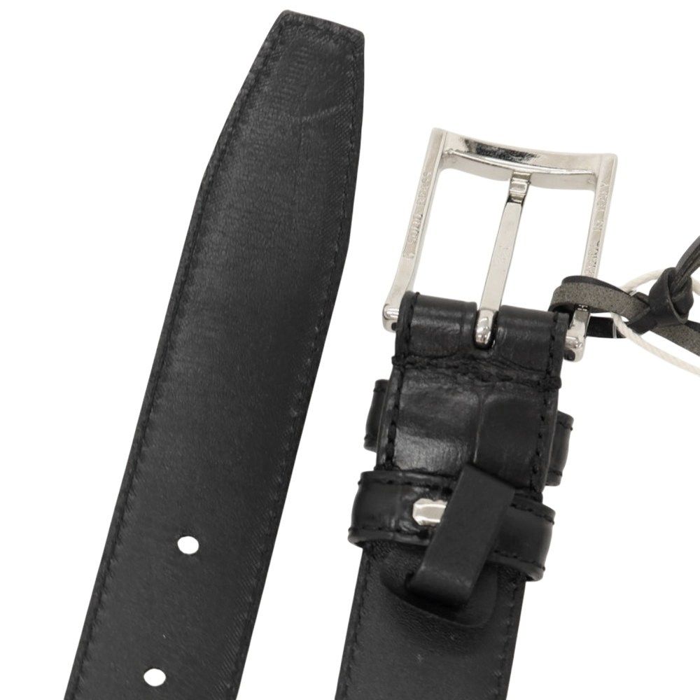 新品】フェリージ Felisi 85/07 クロコダイル 型押しレザー ベルト