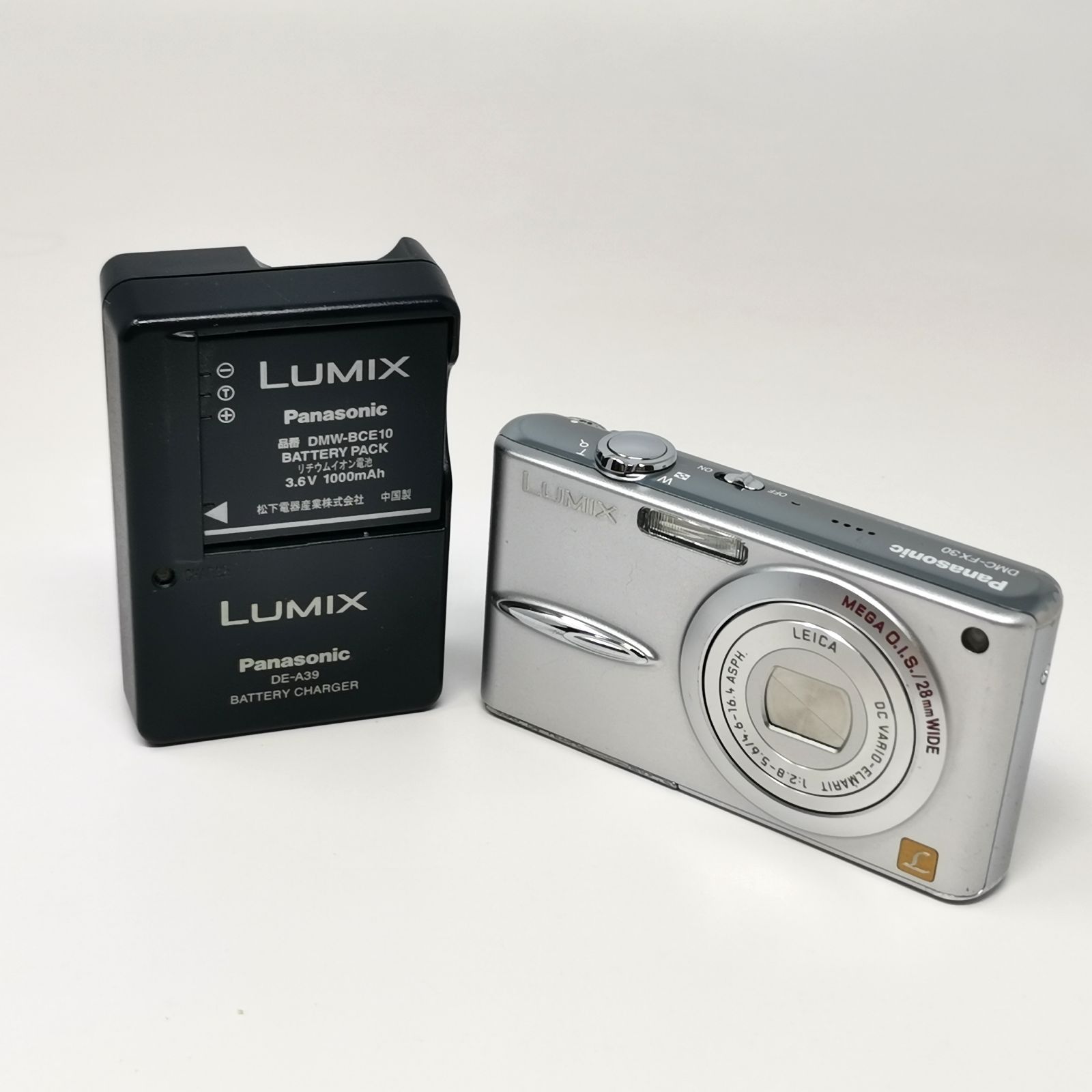 Operation confirmed Panasonic LUMIX DMC-FX30 digital camera retro used goods control number ARCFUKO 1877