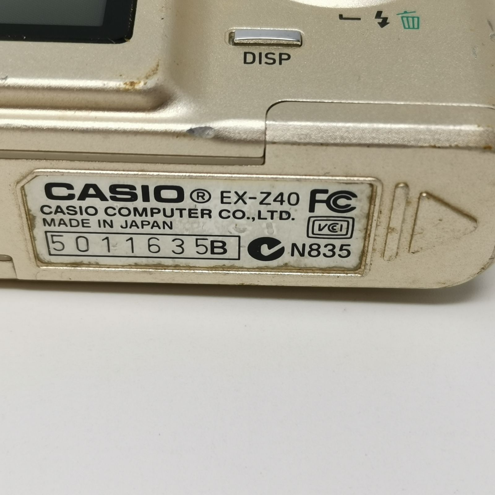 カシオ CASIO EXILIM EX-Z40 3x バッテリー付属 同梱無料 #am8442 カシオ CASIO EXILIM EX-Z40 3x Optical Zoom バッテリー付属 動作
