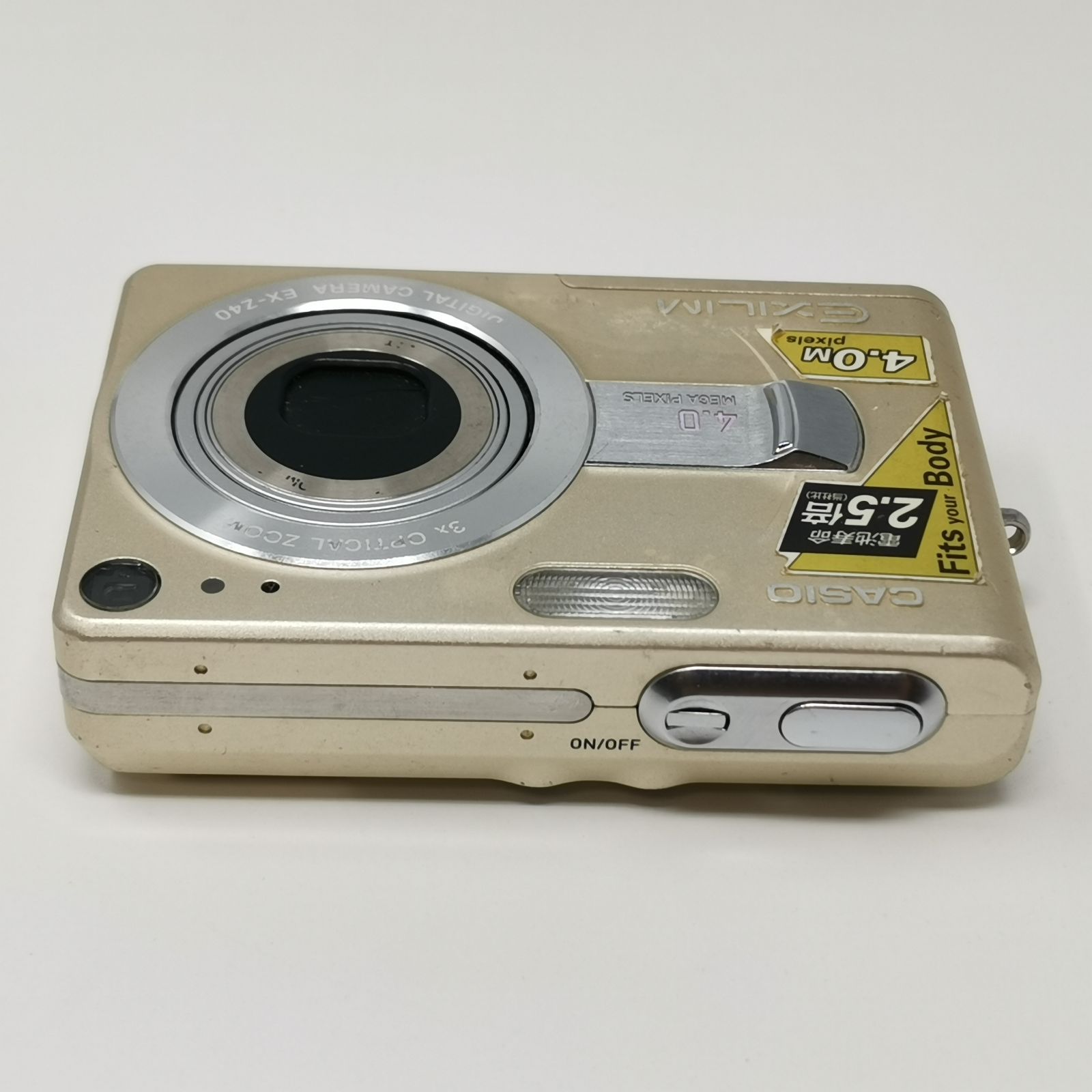 カシオ CASIO EXILIM EX-Z40 3x Optical Zoom バッテリー付属 動作